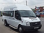 Бесплатный автобус Genser в пункт аренды автомобилей АрендаАвто-свт на Новорязанском шоссе